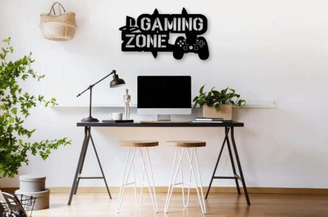 Cuadro Zona Gamer PS4 - Decoración Gamer